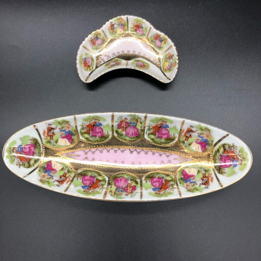 Rare vintage Royal Vienna Victoria dish’s